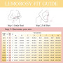 Lemorosy - Soutien-Gorge sans Bretelles pour Femmes à Armatures Décolleté en V avec Bretelles Amovibles Push up