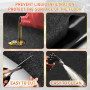 YUJUVI tapis de récupération d'huile robuste, 91 x 152 cm, pour moto, établi, sol de garage, protection polyvalente