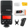 Godox TT350C Flash pour Appareils Photo Canon, 2.4G GN36 TTL Flash Speedlite HSS 1/8000s, Environ 210 Flashes à Pleine Puissance