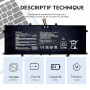 Zyrifean C41N1904 C41N1904-1 Batterie pour ASUS ZenBook UX325E UX325EA UX325J UX325JA BX325JA UX363E UX363EA UX363J UX363JA UM32