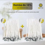 CZ Store®-✮Marque Française✮-Mèche Bougie-✮✮Garantie A Vie✮✮-Mèche pour Bougie 10 CM|Lot de 50 PCS| Meche Bougie Naturelle Coton