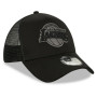 New Era Chicago Bulls Home Field Black 9Forty Trucker Strapback Cap