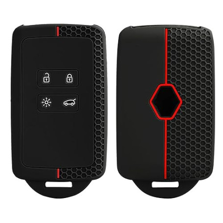 Lot de 2 Coques de clé de Voiture pour Renault Clio Megane Koleos Kadjar Kangoo Twingo Talisman Captur Espace Dacia Duster Coque