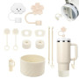 Lot de 11 Accessoires Stanley Cup, comprenant 6 Protections Anti-éclaboussures Stanley Cup, 2 Couvercles de Paille, 2 Accessoire