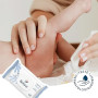 BIOLANE - Lingettes bébé à l'eau - 900 Lingettes - Lot de 12x75 - Nettoyage doux et efficace - Sans Rinçage - Dès la naissance