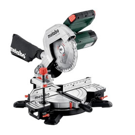 Metabo scie à onglets et à tronçonner KS 216 M – 610216000 – Avec ligne de coupe de précision (Precision Cut Line), lame de 216