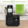 VTECH CS2000 Téléphone sans Fil DECT pour la Maison avec bloqueur d'appels indésirables, Longue portée fiable jusqu'à 300m, Iden