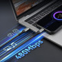 aceyoon 240W Cable USB C vers USB C, [2Pack 2m] PD 5A Câble USB C Charge Rapide Chargeur Type C Nylon Tressé avec Puce E-Marker 
