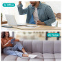aceyoon 240W Cable USB C vers USB C, [2Pack 2m] PD 5A Câble USB C Charge Rapide Chargeur Type C Nylon Tressé avec Puce E-Marker 