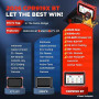 LAUNCH X431 CRP919XBT Valise Diagnostic Auto Multimarque, ECU Coding, Contrôle Bidirectionnel, 45+ Service, Diagnostic sans Fil