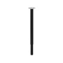 IKEA Pied de Table OLOV en Acier - laqué Noir - Réglable Entre 60 et 90 cm - avec Capuchon de Protection pour Le Sol et vis pour
