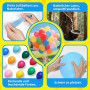 Elalove 110 ballons en latex 27cm – Kit multicolore pour anniversaire, mariage, baby shower, décoration fête, compatible hélium,