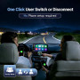 Adaptateur CarPlay sans Fil Mini pour iPhone Apple – Transformez CarPlay Filaire en sans Fil, Changement d’utilisateur en Un cli