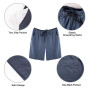 Milaloko Maillot de Bain Homme avec Poche Short de Bain Imperméable à Séchage Rapide Short de Bain avec Cordon de Serrage Réglab