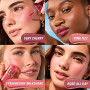 Revolution Superdewy Liquid Blush Burst, Fard à joues liquide à pigmentation buildable, formule sérum aux peptides et acide hyal