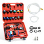 Zoomtools 28 PCS Kit de Testeur de Pression de Système de Refroidissement et Remplissage de Liquide de Refroidissement, Kit de T