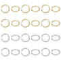 UNICRAFTALE 32pcs 2 couleurs Boucles D'Oreilles Créoles Huggie 20mm Manchette d'Oreille Doré Boucle d'Oreille Créole Acier Inoxy