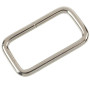 AERZETIX | Lot de 12 Boucles rectangulaires en métal | accessoires de couture maroquinerie pour confection d'anses de sacs ceint