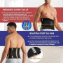 Chumian Ceinture de Sudation Abdominale pour Homme Minceur Ceinture Amincissante Gaine Ventre Plat Néoprène Sport Réglable Fitne