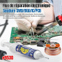 BEEYUIHF 10cc/10mL Seringue flux de pâte à souder avec 2.5 mm 3 Mètre Tresses à Dessouder pour PCB/IC/BGA/SMD Électroniques Soud