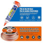 BEEYUIHF 10cc/10mL Seringue flux de pâte à souder avec 2.5 mm 3 Mètre Tresses à Dessouder pour PCB/IC/BGA/SMD Électroniques Soud