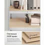 SONGMICS Lot de 2, Étagère de Rangement à 4 Niveaux, 40 x 80 x 160 cm, Capacité 520 kg, Planches Réglables, Style Industriel, po