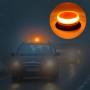 antom Gyrophare LED Sans Fil Rechargeable 12V-24V orange phare d’avertissement clignotant magnétique 9 Modes de Flash avec avec
