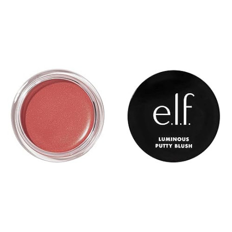 e.l.f. Belize Pâte à modeler lumineuse, pâte à poudre, avec une finition brillante, légère, formule à construire