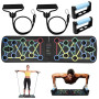 Traxenta Portable Planche Pompe, Planche Pompe Musculation avec Antiglisse Poignées, Planche Push Up, Push Up Board, Push Up Boa