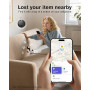 Smart Air Traceur Tag, Compatible avec Apple Find My (iOS Uniquement), étanche IP67, Batterie Remplaçable, Localisateur de Clés/