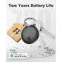 Smart Air Traceur Tag, Compatible avec Apple Find My (iOS Uniquement), étanche IP67, Batterie Remplaçable, Localisateur de Clés/