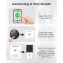Smart Air Traceur Tag, Compatible avec Apple Find My (iOS Uniquement), étanche IP67, Batterie Remplaçable, Localisateur de Clés/