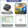 Nouveau [Certifié Apple MFi] (iOS Uniquement) Air Tracker Tags Lot de 4, Hoxe Bluetooth 5.3 Traceur Compatible Apple Localiser A