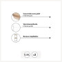 5five - Lot de 3 Bocaux en Verre, Couvercle Hermétique Bambou, 350 ml, 8,5 x 10,5 cm - Pour Rangement Cuisine, Épices