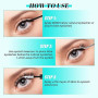 Collage et Scellement des Cils Colle Faisceau de Cils - Colle pour Baguette de Mascara 10ml - Lash Seal 2 in 1 DIY Lash Clusters