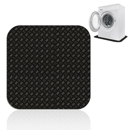 Tapis anti-vibration pour machine à laver, 60 x 60 cm, double face, antidérapant, découpable, pour machine à laver, sèche-linge,