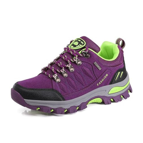 Sudychen Chaussures de Randonnée pour Femme Baskets Basses Chaussures de Randonnée Légères pour l'extérieur Antidérapantes Convi