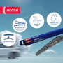 DENSO Balai d'essuie-glace arrière (DRB-030) 300mm, silencieux, durable avec un design avancé et des matériaux de haute qualité,