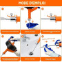 Furet Déboucheur Canalisation - 10M Furet Plomberie Flexible avec Gants, Sac de Rangement - Spirale de Nettoyage de Canalisation