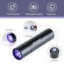 ISTOYO Kit de résine UV avec lumière, 30 g de résine UV avec lampe torche UV 395 nm, rechargeable par USB C, durcissement rapide