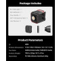 SMALLRIG RC 100B Lampe Vidéo COB avec Poignée, Lampe Vidéo Bicolore 2700K-6500K, Charge Rapide Type-C PD, Contrôle par Applicati