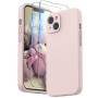 SURPHY Coque Silicone Liquide Compatible avec iPhone 14 Coque, Protection Individuelle pour Chaque Objectif Épaissie Silicone Pr