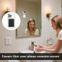 Kuugeo 4 Pièces Ventouse TéLéPhone Portable,Silicone Support de téléphone antidérapant,Support Telephone Ventouse pour Selfies e