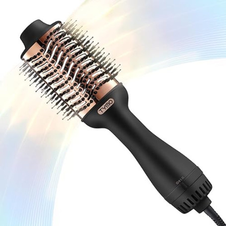 TYMO Brosse Soufflante Chauffante - One-Step Sèche-cheveux et Brosse Volume Ionique Pour Séchage Rapide, Lisser, Boucler, Créer