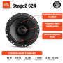 JBL Stage2 624 Ensemble enceinte voiture à 2 voies de Harman Kardon - 240 Watt Haut Parleur Voiture 16 - 17 cm