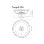 JBL Stage2 624 Ensemble enceinte voiture à 2 voies de Harman Kardon - 240 Watt Haut Parleur Voiture 16 - 17 cm