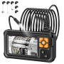 Endoscope numérique Industriel HD 1080p, caméra d'inspection endoscopique Lightswim IPS 4,3 Pouces avec sonde d'égout étanche IP