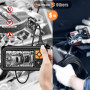 Endoscope numérique Industriel HD 1080p, caméra d'inspection endoscopique Lightswim IPS 4,3 Pouces avec sonde d'égout étanche IP