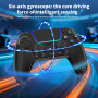 JORREP Manette sans fil pour PS5/Pro/Steam Deck/PC/MAC/iOS/Android10, manette de jeu avec éclairage RVB/double vibration/turbo/p