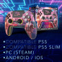 Freaks and Geeks-Manette Bluetooth pour PS5 LED Hall Effect - Thug Life